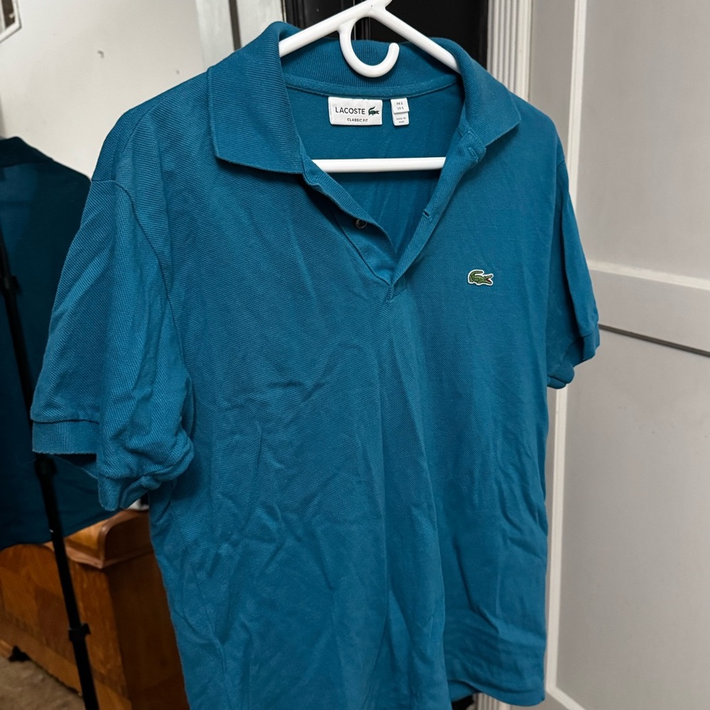 Lacoste Men’s Classic Fit Original Pique Polo
Teal
Small